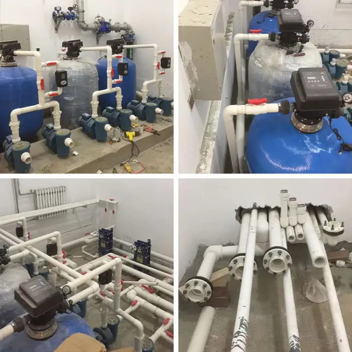 Fenlin Full Set Pool Cleaning Tools Accessories Efficient Swimming Pool Maintenance Water Descent Massage Spa Pump Made Acrylic