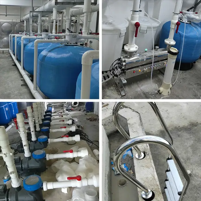 Fenlin Full Set Pool Cleaning Tools Accessories Efficient Swimming Pool Maintenance Water Descent Massage Spa Pump Made Acrylic