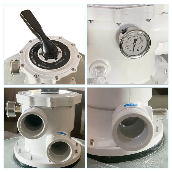 Sand Filter Filtration Pump Combo Fiberglass Automatic Backwash Pool Equipment & Accessories Swimming Pool Sand Filter