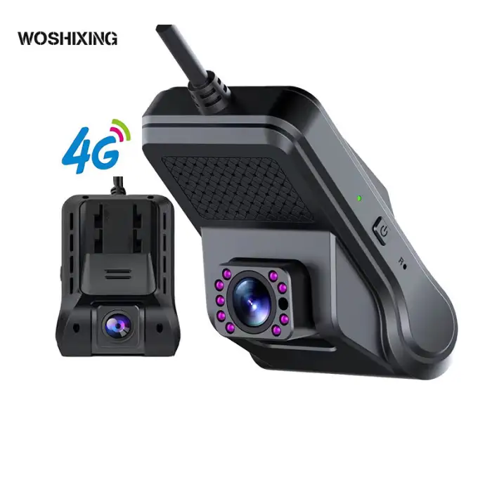 AI 4G Dual Lens Dash Camera WiFi SIM 4g Card GPS Track WIFI Car Black Box G-Sensor Dash Camera