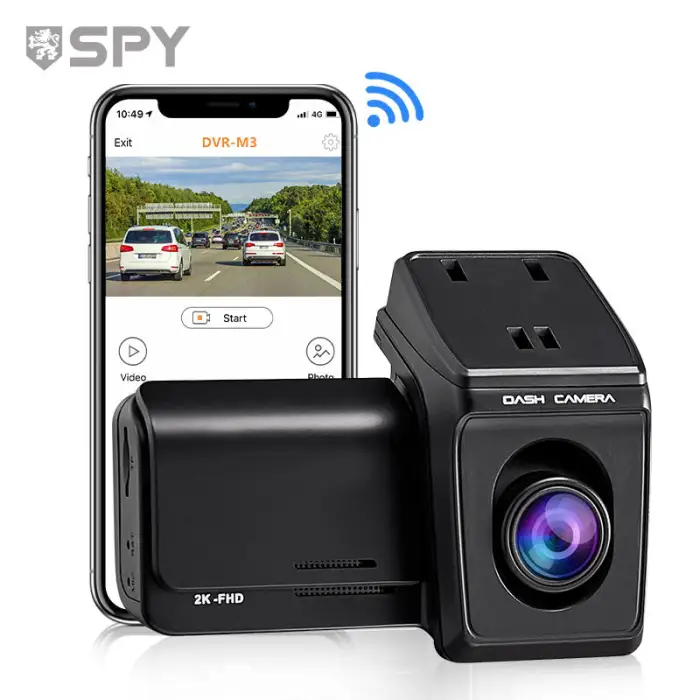 HD 1080p Android DVR USB Front Mini WiFi Night Vision Car Camera Dash Cam Front and Rear