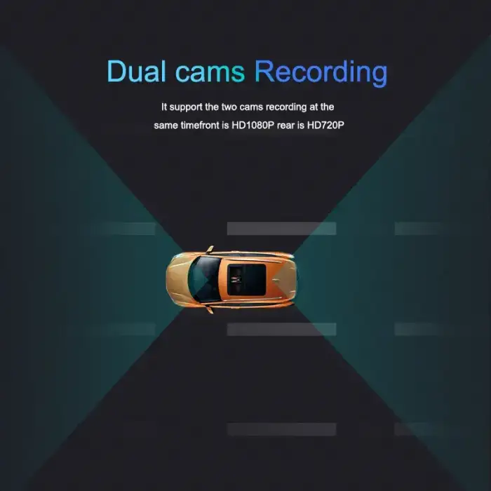 1080P Screen 4g Hidden Camera Dash Cam Dual Camera Car Dvr With App Live Front and Rear Dual Lens Dashcam With Gps Wifi