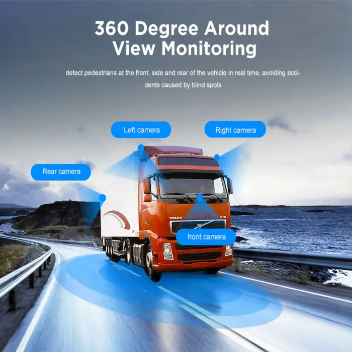 1080p H264 Mdvr Tracking System 4 Channels 4g Vehicle Monitor Cmsv6 Fleet Management Vehicle Security Cameras Mdvr