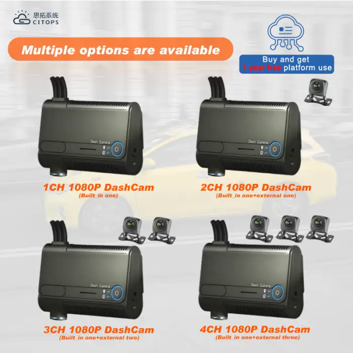 Smart Hybrid Video Recording 4g Wifi Gps Mdvr GPS Tracking Fhd Cmsv7 Mobile Dvr 2 Channels Car Dvr Vehicle Camera Mobile Mdvr