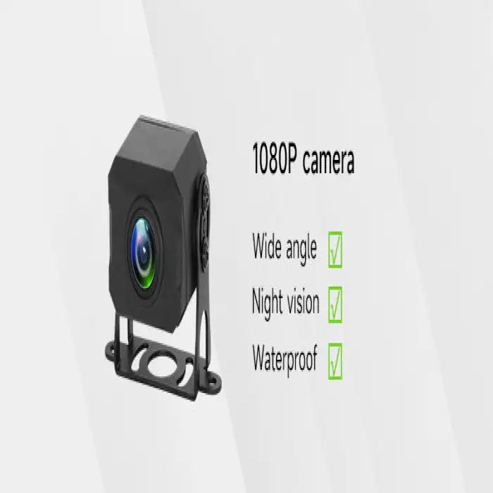 BSD All-in-One 4-Channel HD Touch Screen DVR Monitor Kit Vehicle Backup Camera System for Truck Bus Rear View Side View Box AHD