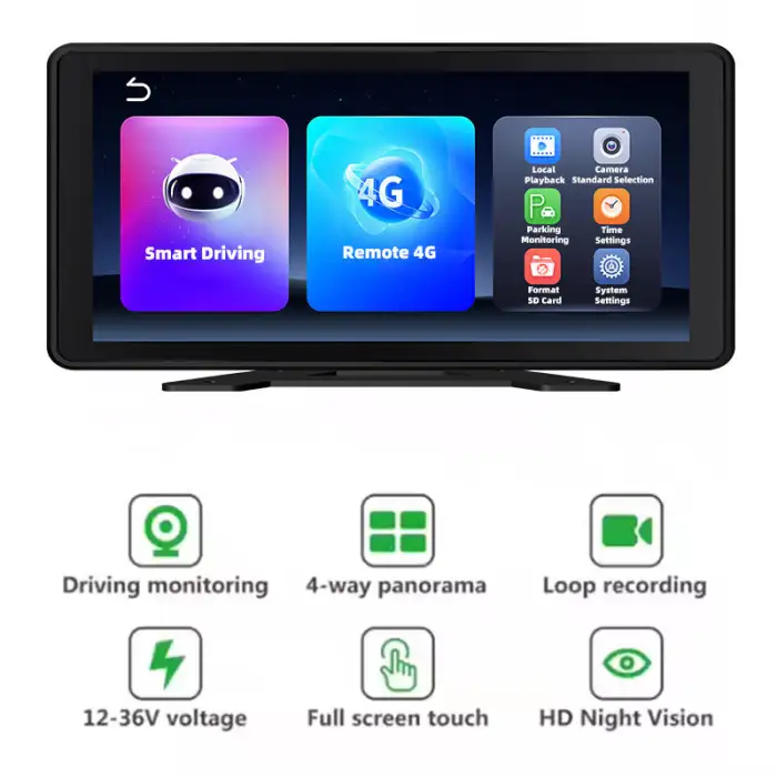 10.36 Inch 1080P 4G WIFI GPS SD 5CH MDVR Mobile Dvr Vehicle Car Black Box Dvr Car