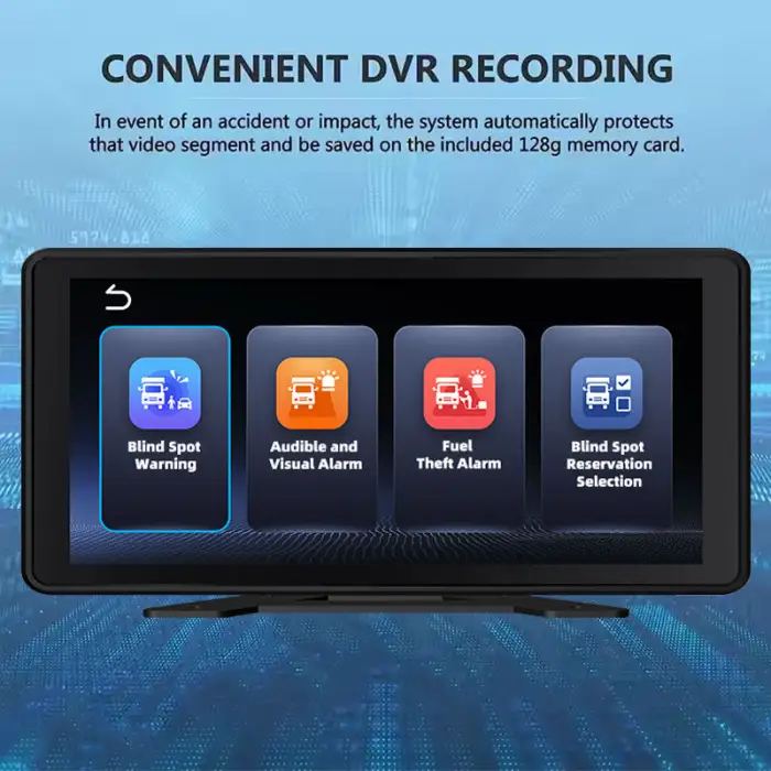 10.36 Inch 1080P 4G WIFI GPS SD 5CH MDVR Mobile Dvr Vehicle Car Black Box Dvr Car