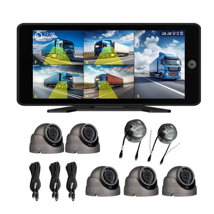 10.36 Inch 1080P 4G WIFI GPS SD 5CH MDVR Mobile Dvr Vehicle Car Black Box Dvr Car