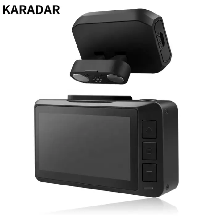 High Grade Dual Dash Cam Front and Rear 4K Dash Cam 2.45 Inches Video Recorder Built-in Wifi and Gps Dashcam 4K Fully Hidden T8
