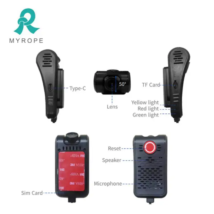 Front and Rear 4K Dual Camera Wifi Dash Cam Front and Rear 4K