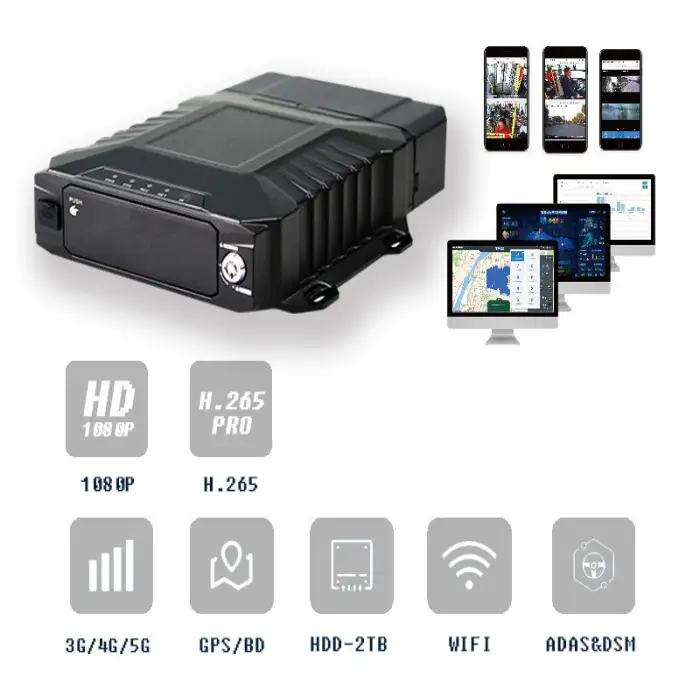 10 Inch Ups 8 Channel Hdd Mdvr Cameras Para Buses Vehiculo 4g Vehicle Truck Bus Recorder 4ch Car Dvr Gps Wifi 4 Channel Mdvr Kit