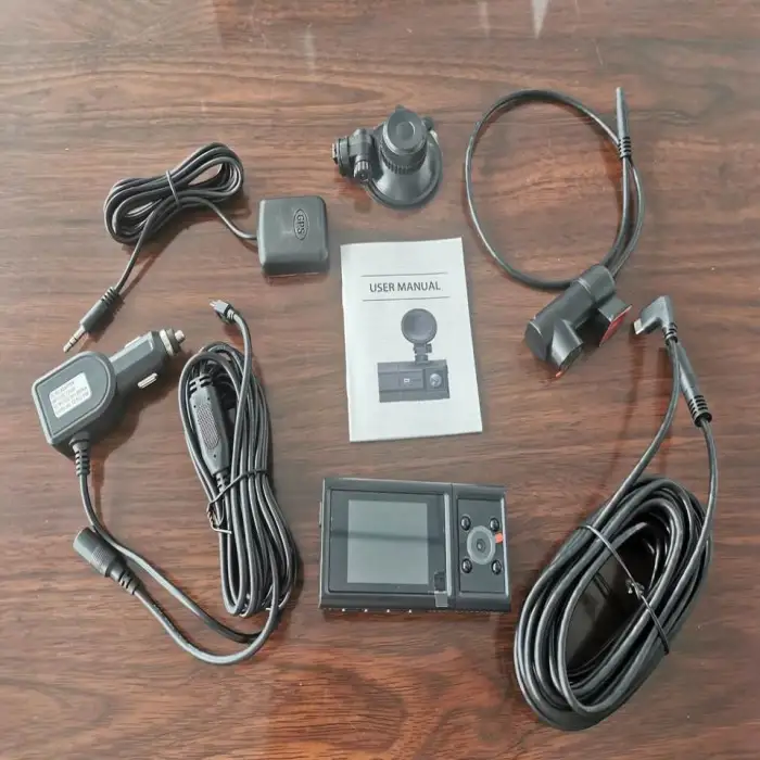 Auto Electronics 2Inch IPS GPS WIFI Car Camera Dash Cam Front and Rear 4k Dashcam