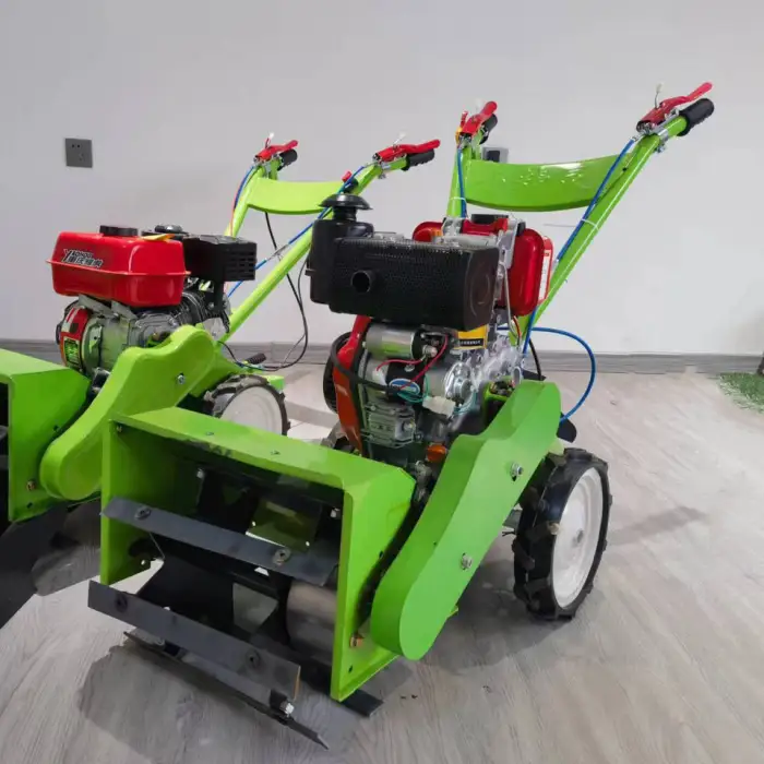 Mini Weeder Tiller Machine Power Weeder in Mini Cultivator Rolling Machine Grass Farm Weeding Machine
