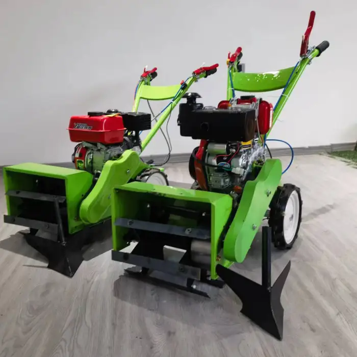 Mini Weeder Tiller Machine Power Weeder in Mini Cultivator Rolling Machine Grass Farm Weeding Machine