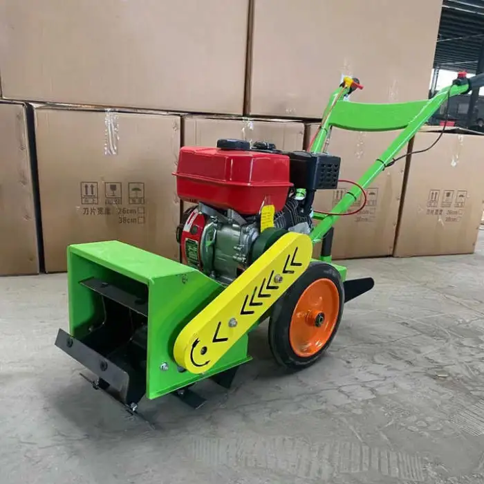 Mini Weeder Tiller Machine Power Weeder in Mini Cultivator Rolling Machine Grass Farm Weeding Machine