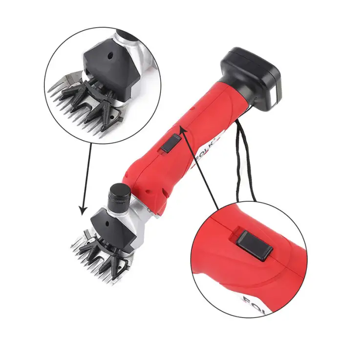 Heavy-Duty Rechargeable Sheep Shearing Machine Wireless Electric Sheep Clipper for Farm Use