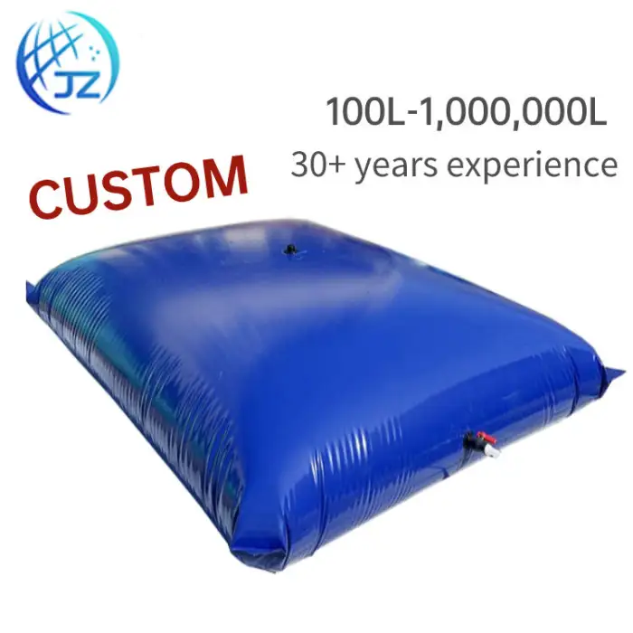 Custom Large PVC Collapsible Flexible Water Tank Bladder for Big Farm Water Storage and Irrigation System 20L