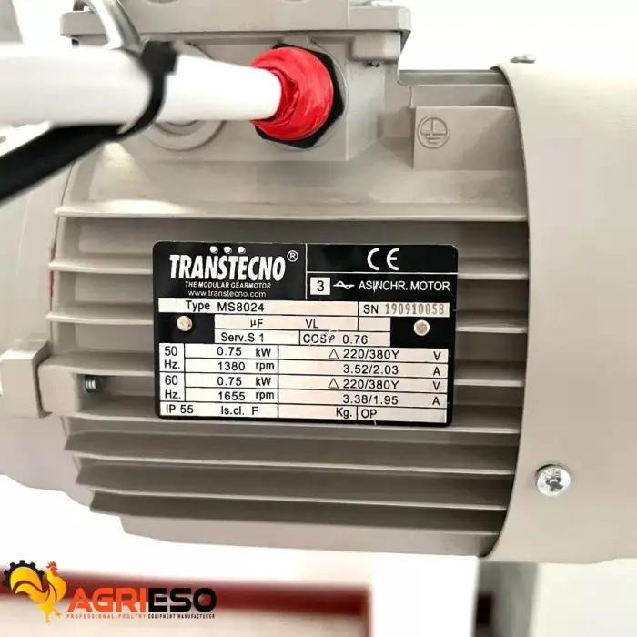 Animal Husbandry Equipment Feed Line Special Reducer Motor Poultry Feeding Poultry Farming Gear Motor