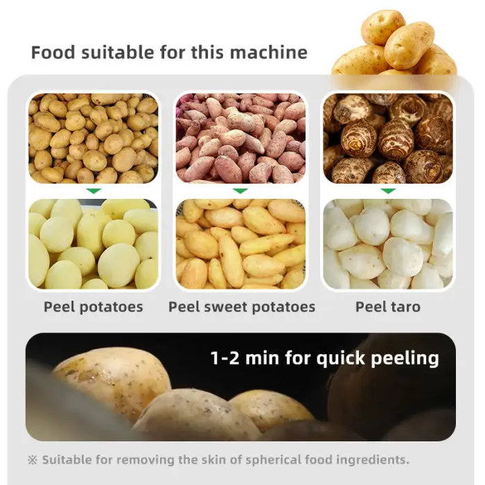 High-Efficient Large-Capacity Industrial Potato Peeling Machine Fruit & Vegetable Peeling Machine