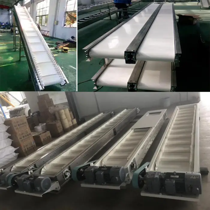 Stainless Steel Climbing Feeder Scraper Bucket Conveyor Belt with Screw Discharge for Food & Farm Elevator Use