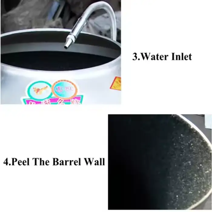 350 Output 200kg/h Commercial Vegetable and Fruit Washing and Peeling Machine Cassava Peeling Machine