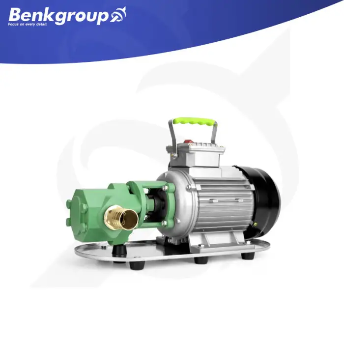 BenkGroup Self Priming Gear Pump Stainless Steel Electric Oil Pump