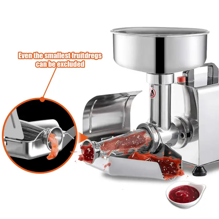 Electric Stainless Steel Automatic Jam Sauce Maker for Tomatoes Strawberries Mango Motor Core Component-Fruit Vegetable Machine