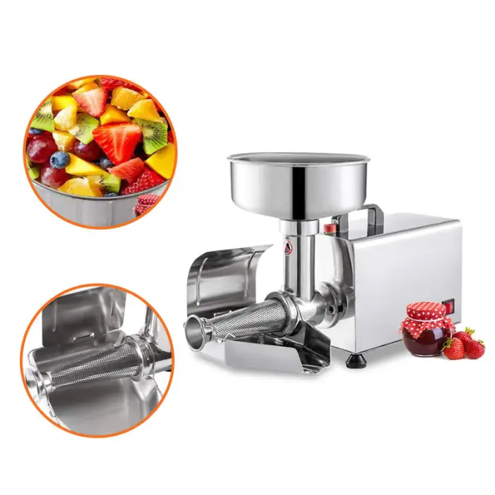 Electric Stainless Steel Automatic Jam Sauce Maker for Tomatoes Strawberries Mango Motor Core Component-Fruit Vegetable Machine