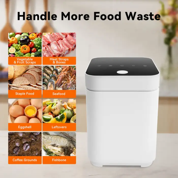 Auto Household Kitchen Customized Natural Fertilizer Garbage Disposer Food Waste Composting Machine