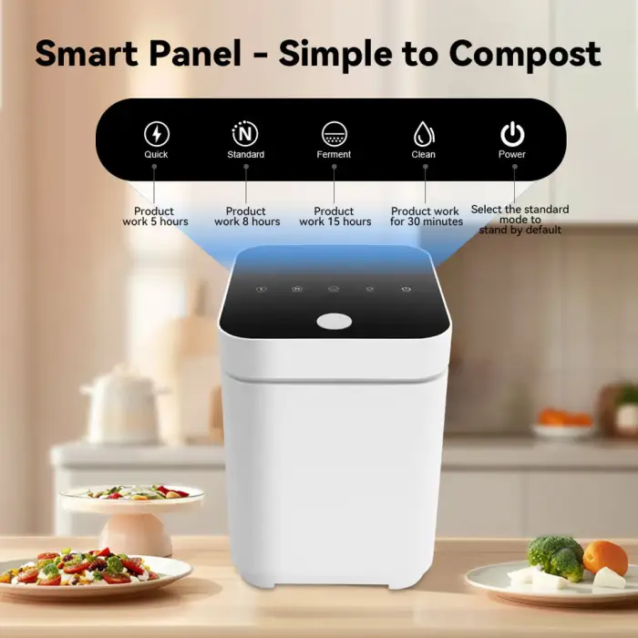 Auto Household Kitchen Customized Natural Fertilizer Garbage Disposer Food Waste Composting Machine