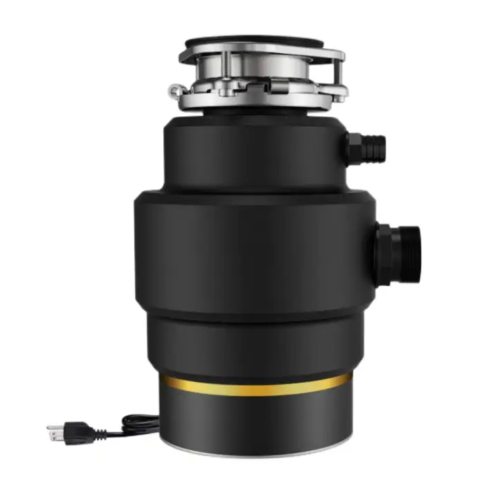 3/4 HP Garbage Disposal Equipment Food Waste Disposer Kitchen Household Garbage Disposal with Stainless Steel Grinding Chamber