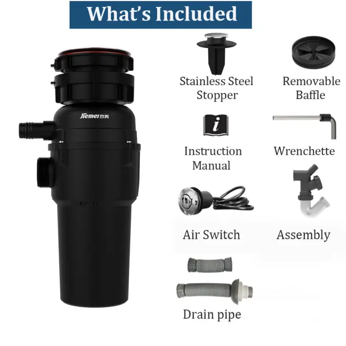 Electric Garbage Disposal Machine Food Waste Disposer Kitchen Appliances Recycling for Household