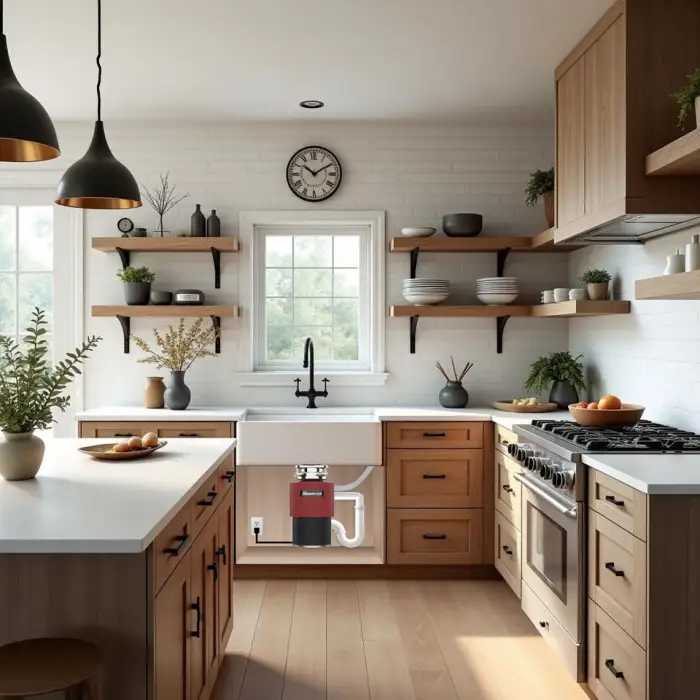 Electric Stainless Steel Kitchen Sink Food Garbage Disposal Electric Food Waste Disposers Manual Garbage Disposals for Home Used