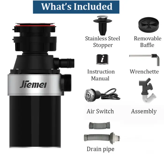 Garbage Disposal Kitchen Waste Shredder Machine Smart Food Prcocessors Major Kitchen Appliances