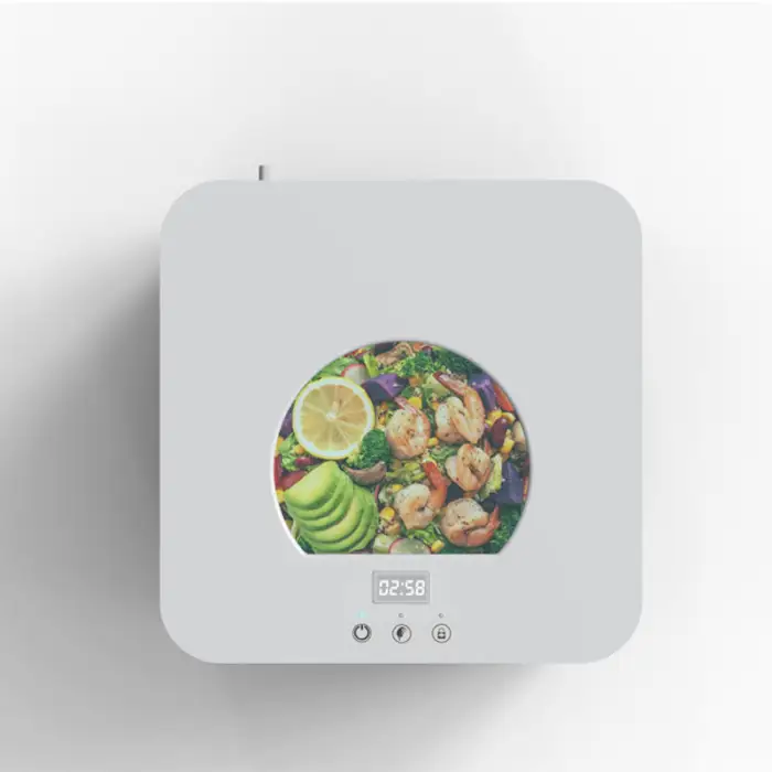 Electric Stainless Steel Continuous Feed Composting Kitchen Garbage Disposer for Household Use for Vegetable Food Waste Garages