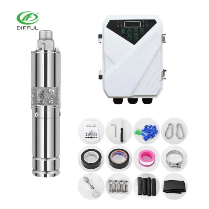 150m Solar Water Pump DC Screw Pump 1hp Home Solar Water Pump