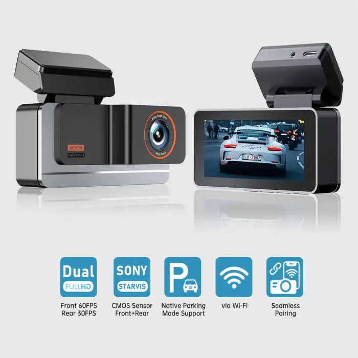 6 Lens 4G Dashcam SONY STARVIS IMX 335 4K Dash Cam Video Recorder Camera Dashcam Dash Cam Rear 2K SONY SATRVIS IMX 307