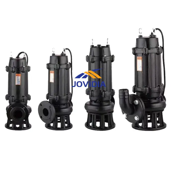 Submersible Sewage Pump 15Hp Industrial Dewatering Sludge Pump Submersible Sewage Pump With Cooling Jacket