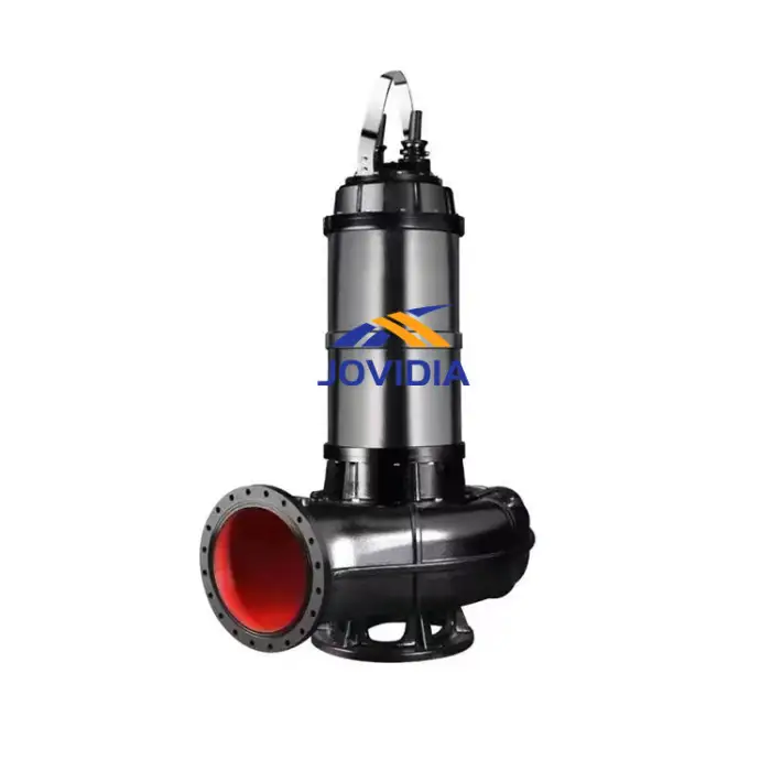 Submersible Sewage Pump 15Hp Industrial Dewatering Sludge Pump Submersible Sewage Pump With Cooling Jacket