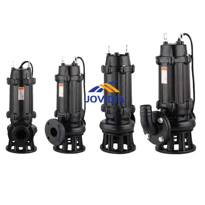 Submersible Sewage Pump 15Hp Industrial Dewatering Sludge Pump Submersible Sewage Pump With Cooling Jacket