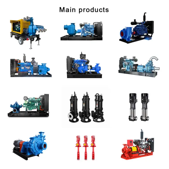Cement Suction Impeller Flushing Macerator Automatic Waste Vertical Water Sand Slurry Centrifugal Motor Submersible Sewage Pump