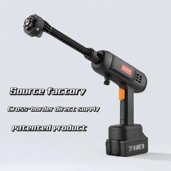 Cordless Pressure Washer Portable Power Washer with 2 Rechargeable Batteries 1500mAh Battery Operated Pressure Washer