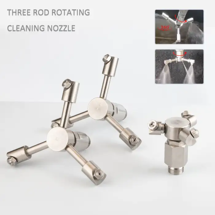 360 Degree Auto Rotating Durable Stainless Steel Nozzle High-Pressure Building Cleaning Washer with 5L Water Capacity