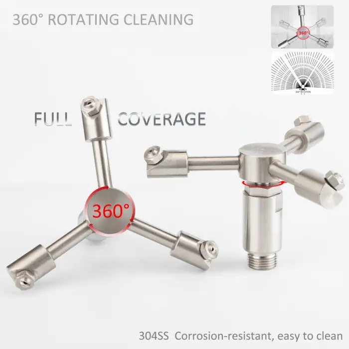 360 Degree Auto Rotating Durable Stainless Steel Nozzle High-Pressure Building Cleaning Washer with 5L Water Capacity