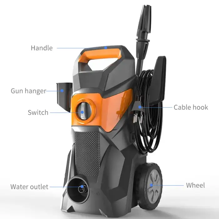 220v Commercial Electric Power Water Car Washing Machine Car Washing High Pressure Jet Washer