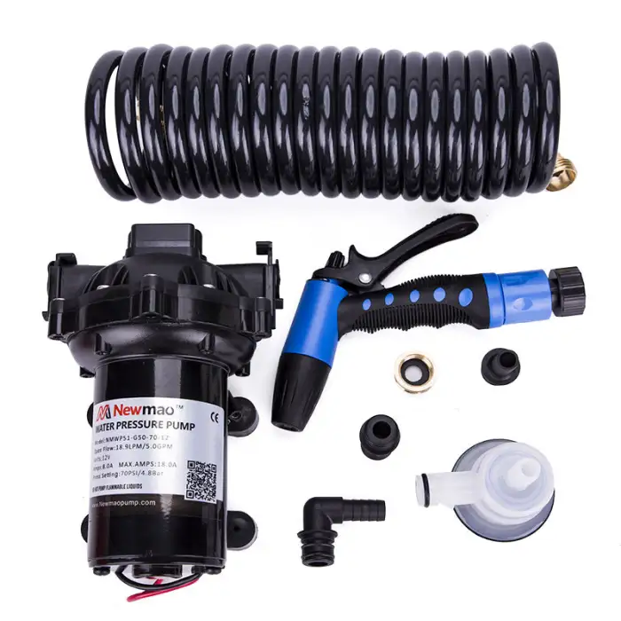 Outdoor 12V WATER PUMP 20LMIN 70PSI PRESSURE WASHDOWN CARAVAN BOAT