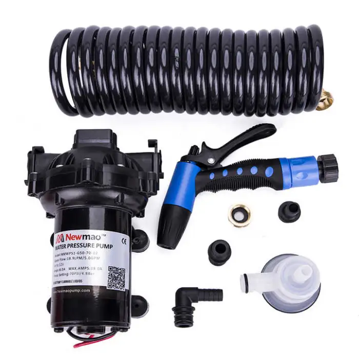 Outdoor 12V WATER PUMP 20LMIN 70PSI PRESSURE WASHDOWN CARAVAN BOAT