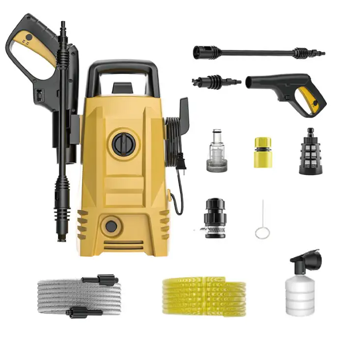 Portable 1500W Mini Car Washing Machine High Pressure 4000psi Water Cleaner Electrical Plastic Mini High Pressure Washer