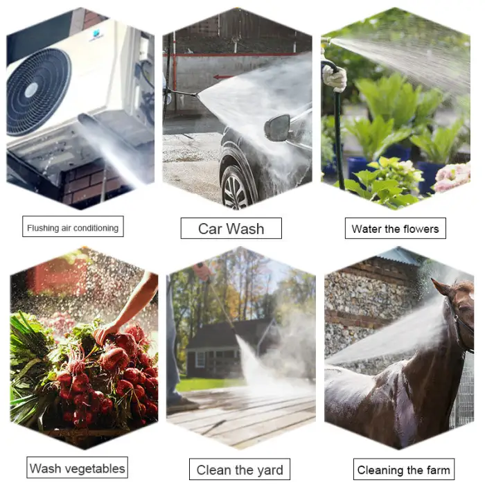 Wired Power Supply for Courtyard Balcony Kitchen Cleaning High Voltage and High Power Washer Pressure Washer Machine