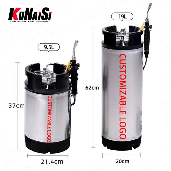 19L Portable PPF Window Tint Keg, High-Pressure Water Tank for Car Wash and Cleaning